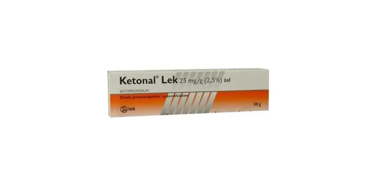 Ketonal Lek żel 25 mg/g, 50g. Działa przeciwzapalnie i przeciwbólowo. Idealny na ból stawów i mięśni, wsparcie w diecie opokan keto.