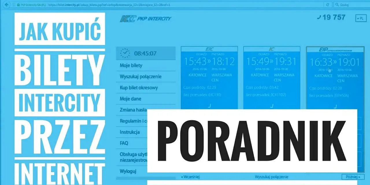 Jak kupić bilet miesięczny PKP przez internet bez zbędnych problemów