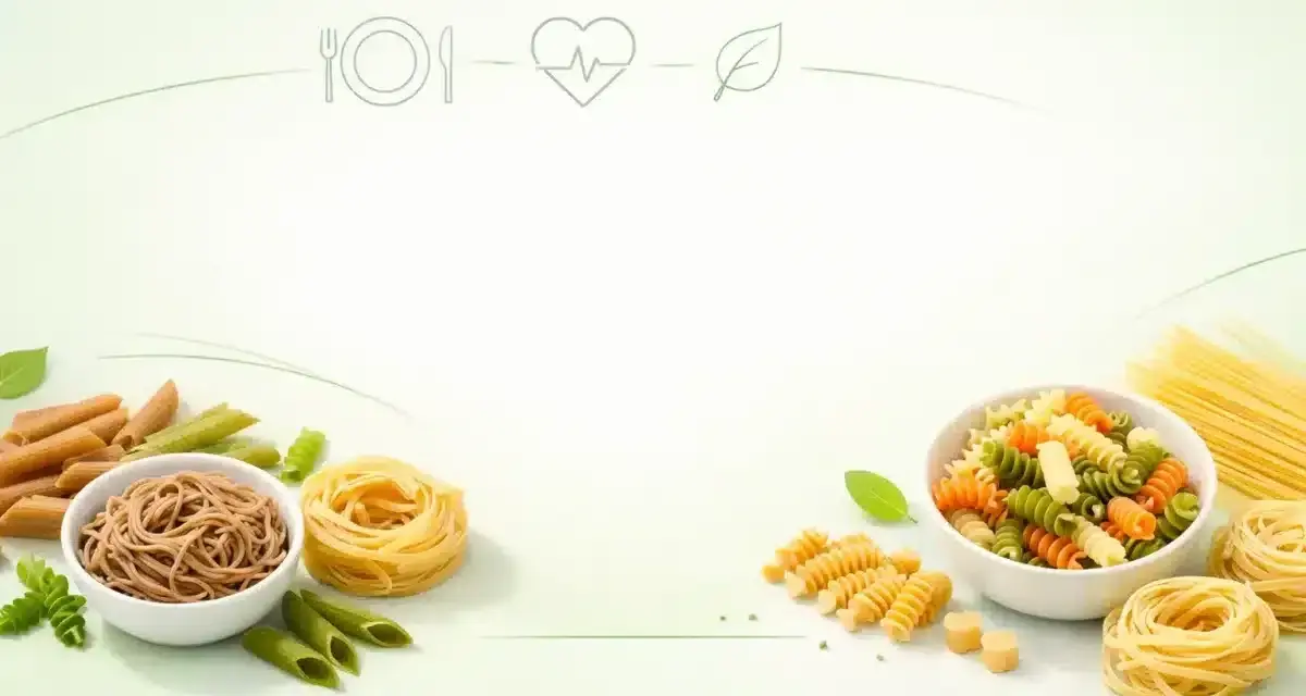Różne rodzaje makaronu: pszenny i pełnoziarnisty, w tym penne, spaghetti, fusilli i tagliatelle. Zdrowy wybór dla każdego.