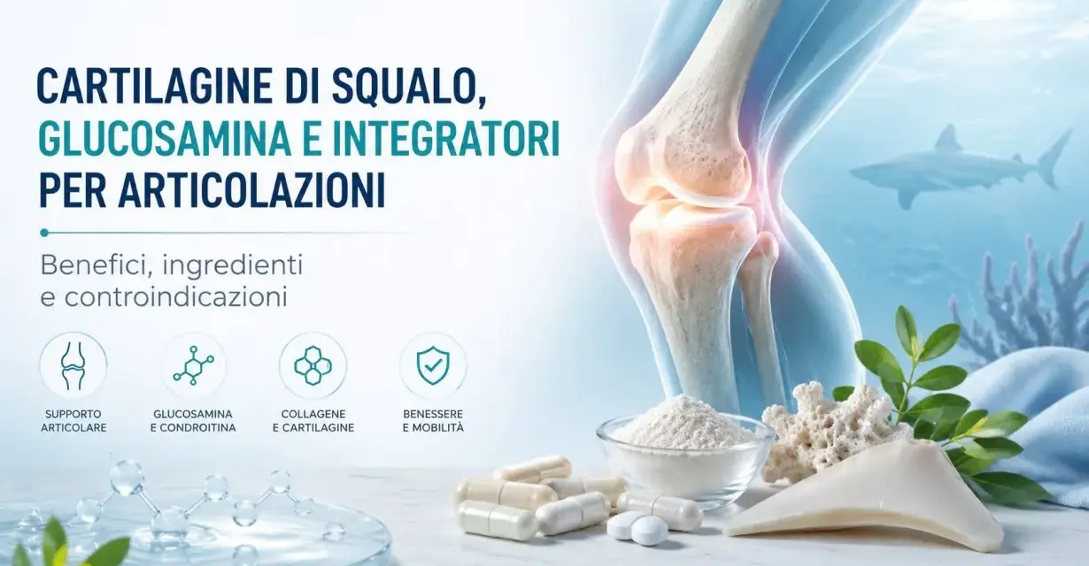 Scopri come rigenerare le cartilagini in modo naturale con cartilagine di squalo, glucosamina e collagene. Integratori per articolazioni sane.