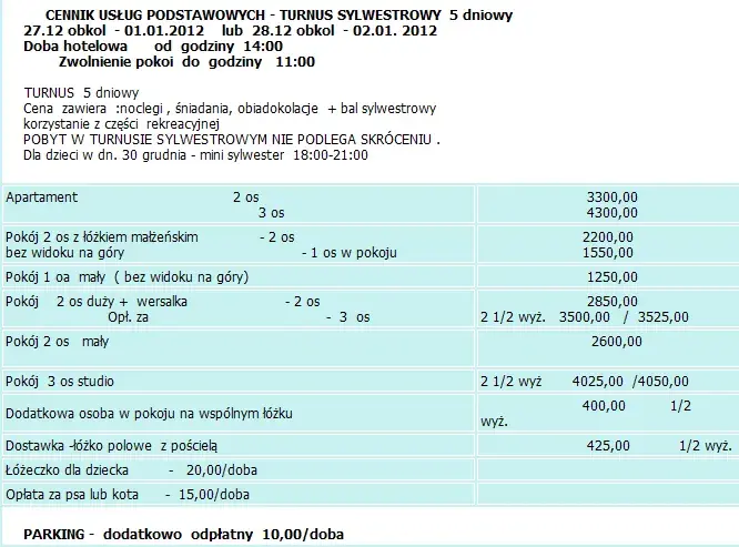 Cennik wyciągów w Bukowinie Tatrzańskiej – poznaj tajemnice cen i ofert