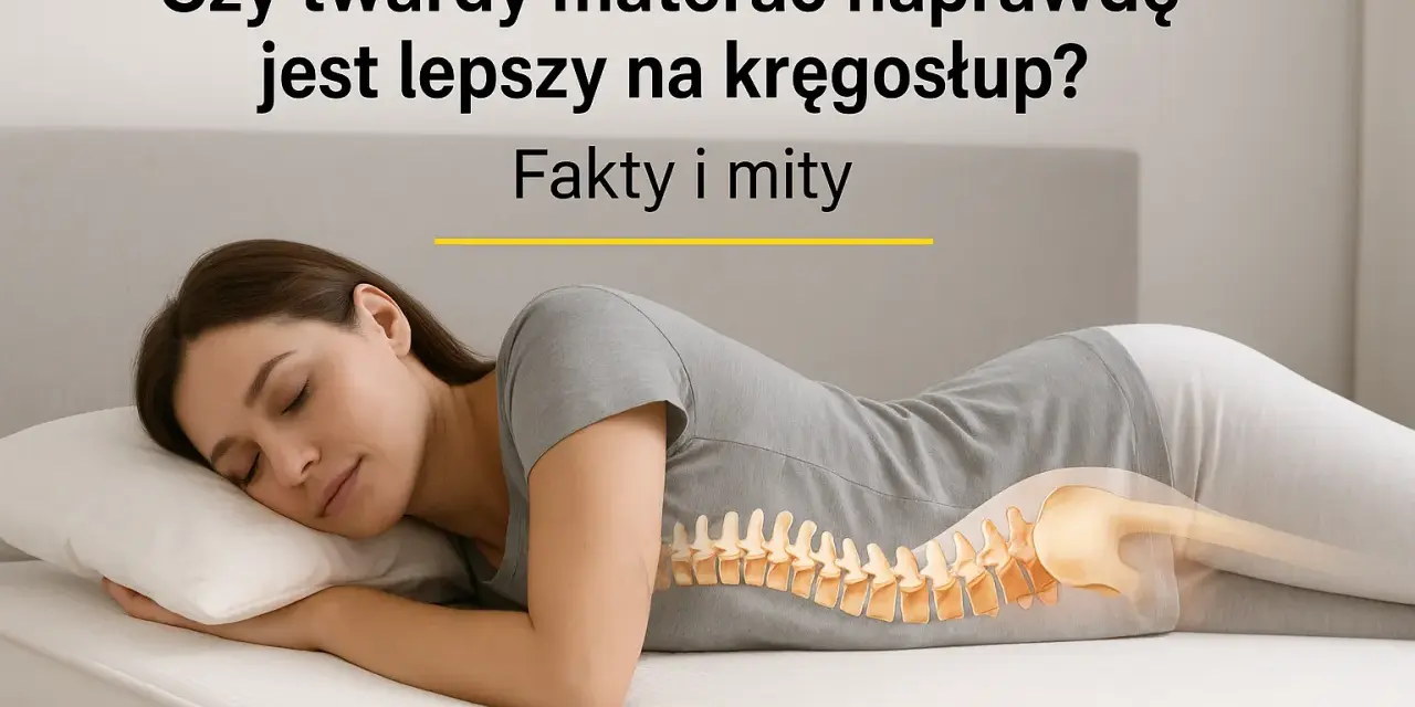 Twardy materac: mit czy zdrowie? Ekspert radzi, jak wybrać idealny.