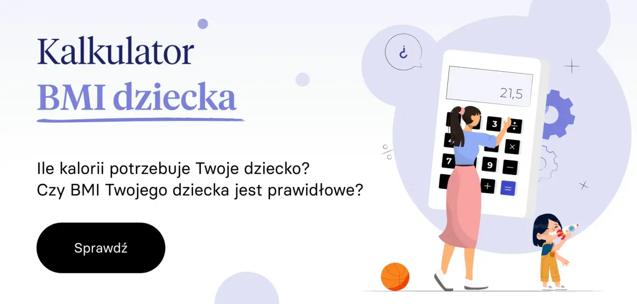 Kalkulator BMI dziecka: sprawdź, czy BMI Twojego dziecka mieści się w normach i ile kalorii potrzebuje.