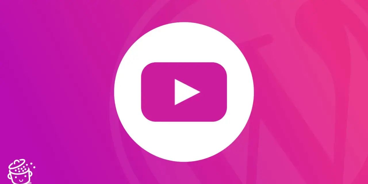Icône YouTube sur fond dégradé rose et violet. Parfait pour découvrir des vidéos liées.