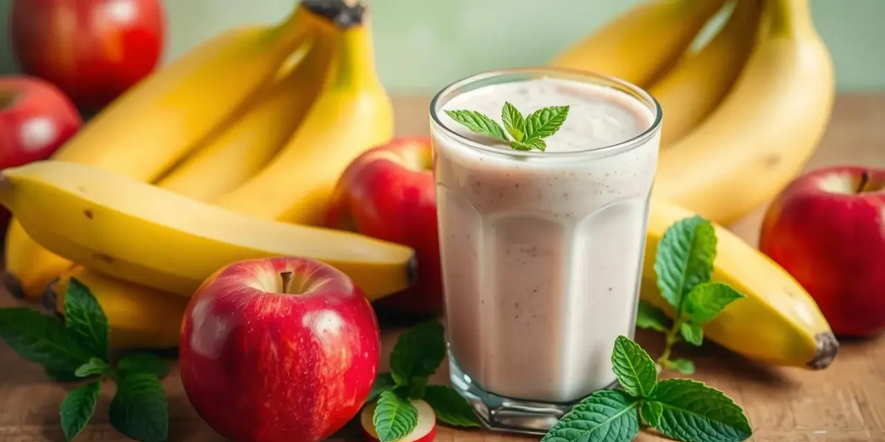 Koktajl Bananowo-Jabłkowy: Szybkie Przepisy i Wartości Odżywcze