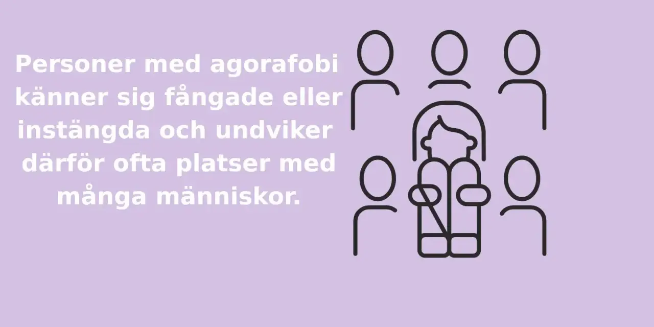 Personer med agorafobi känner sig fångade och undviker platser med många människor. Effektiv agorafobi behandling kan hjälpa.
