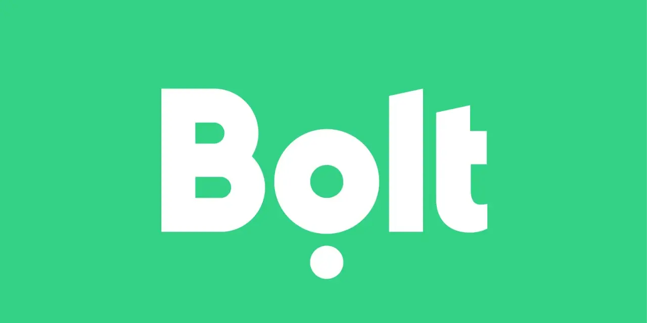 Logo Bolt. Rozpocznij własną działalność z Bolt, aplikacją ułatwiającą podróżowanie i dostawy.