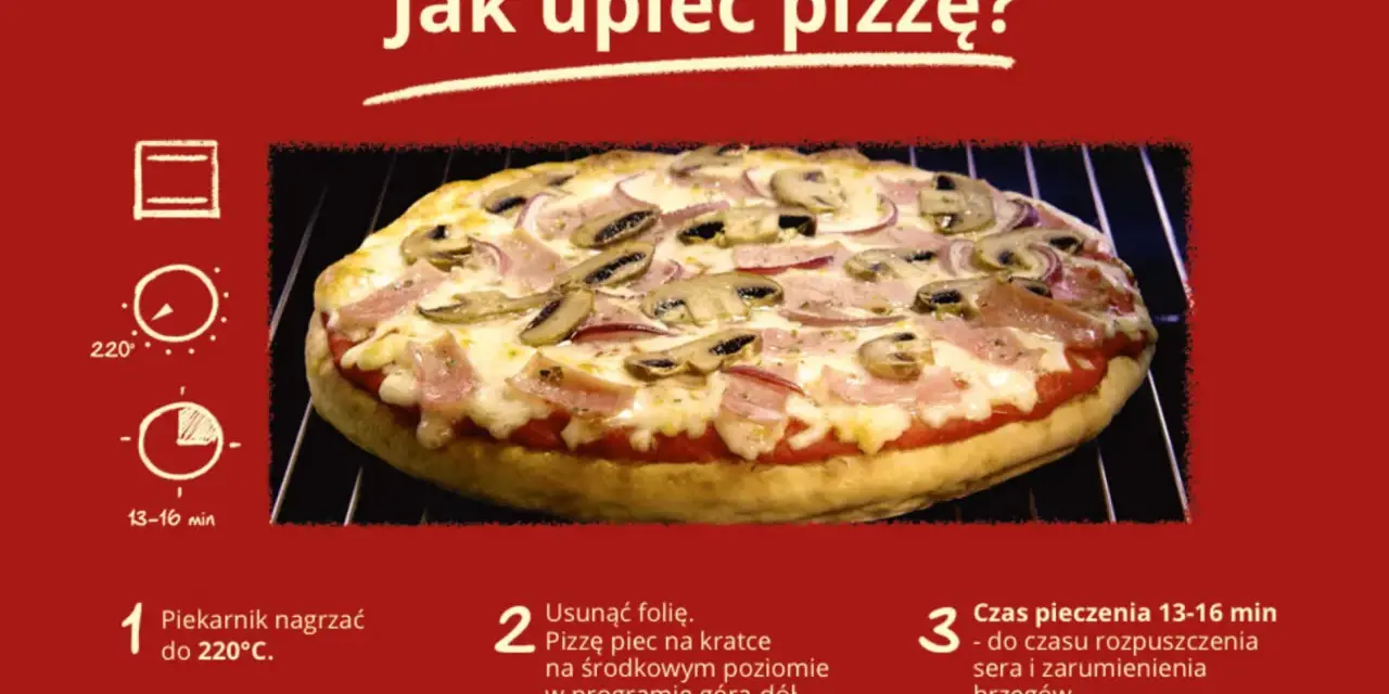 Jak upiec pizzę Guseppe? Idealny czas i temperatura (220°C!)