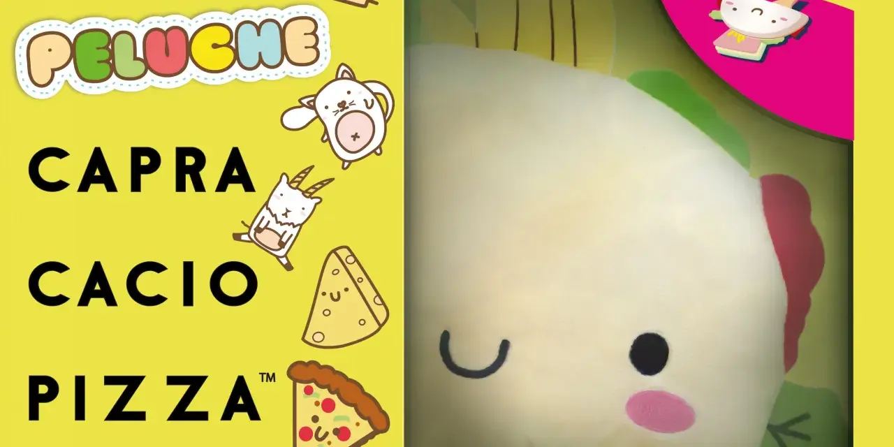 Taco, capra, cacio e pizza: le regole del gioco Peluche sono divertenti! Un peluche a forma di taco sorride.