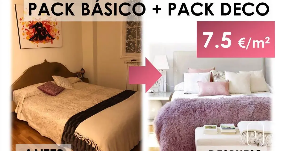 Transforma tu dormitorio sin cambiar muebles. Antes, una cama sencilla. Después, un oasis acogedor con textiles y cojines. ¡Renovar dormitorio sin cambiar muebles es posible!