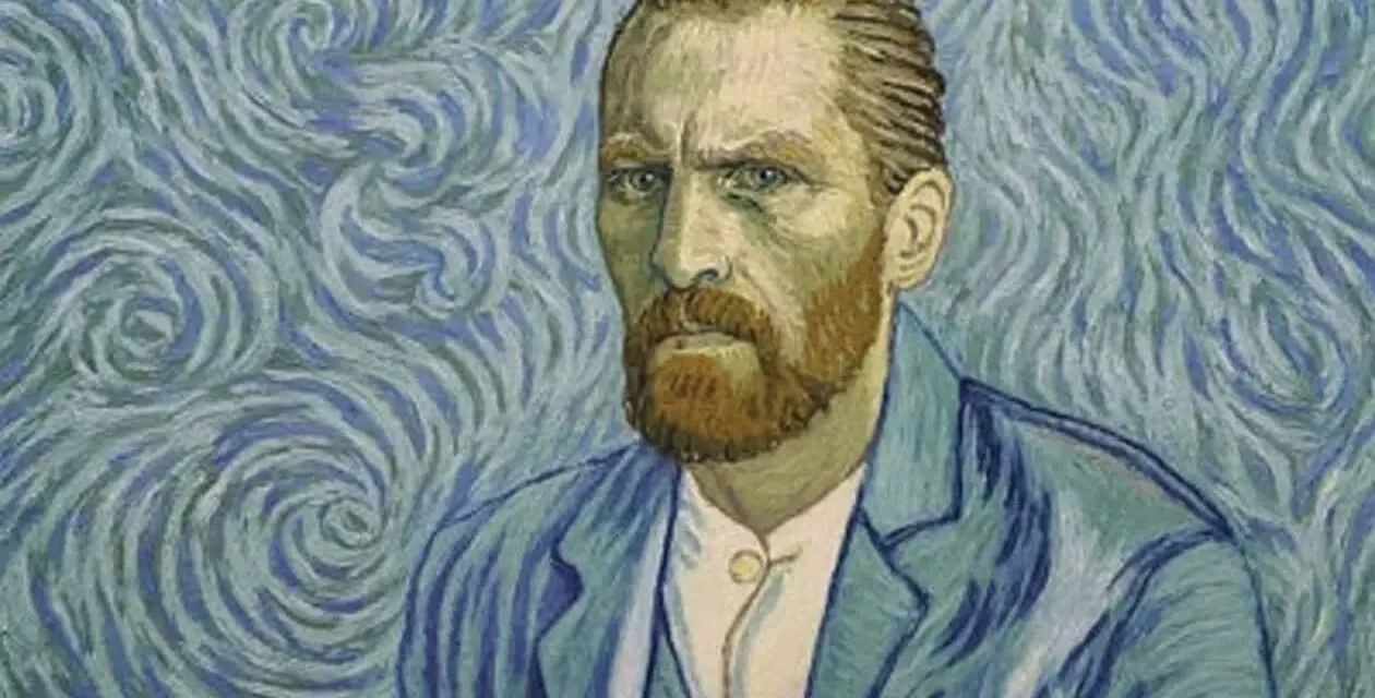 Portrait de Vincent van Gogh, une oeuvre emblématique aux tourbillons bleus capturant l'intensité de l'artiste.