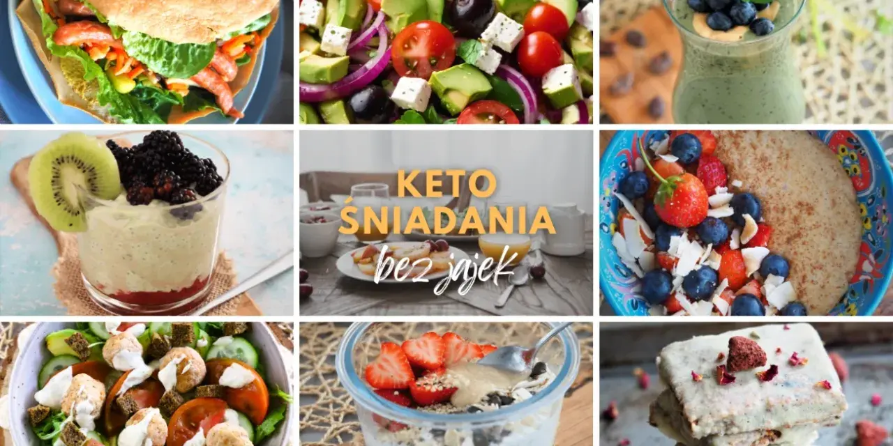 Keto śniadanie bez jajek: sałatka z awokado, smoothie, owsianka z owocami i inne pyszności.