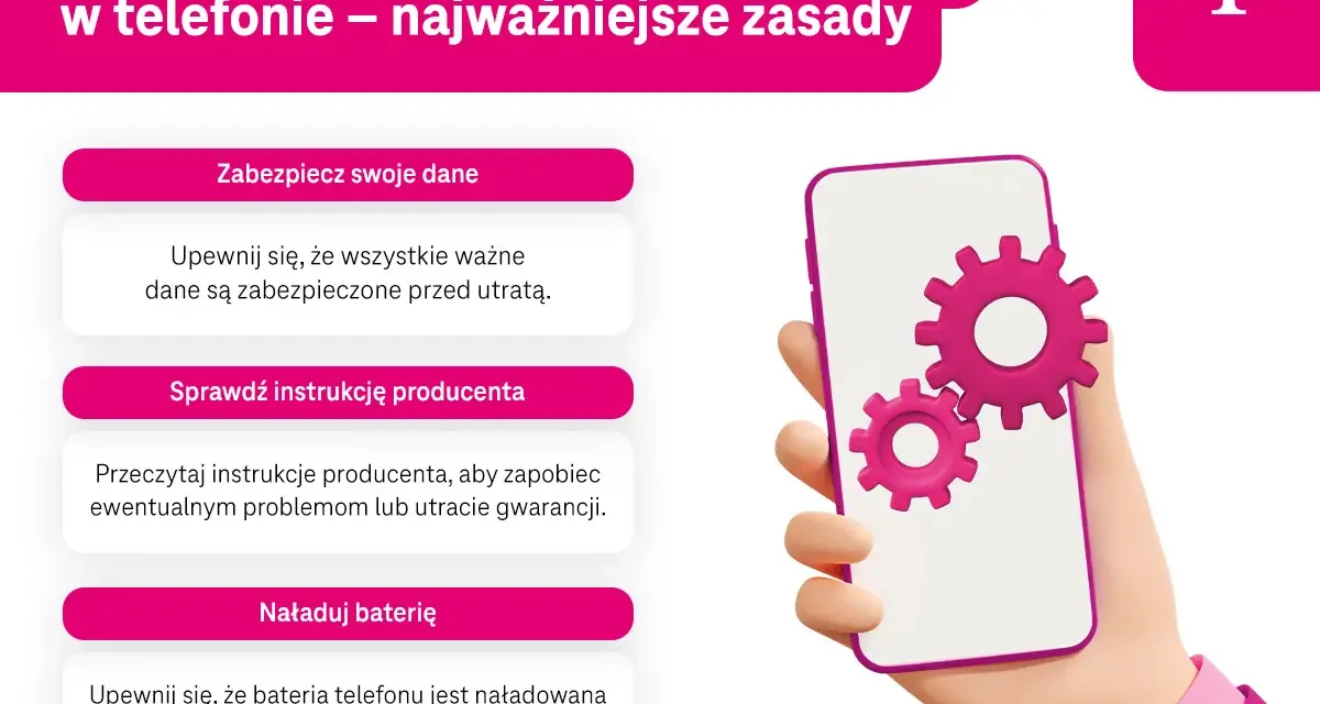 Przywracanie ustawień fabrycznych w telefonie: zabezpiecz dane, sprawdź instrukcję, naładuj baterię. To kluczowe zasady, by uniknąć problemów.