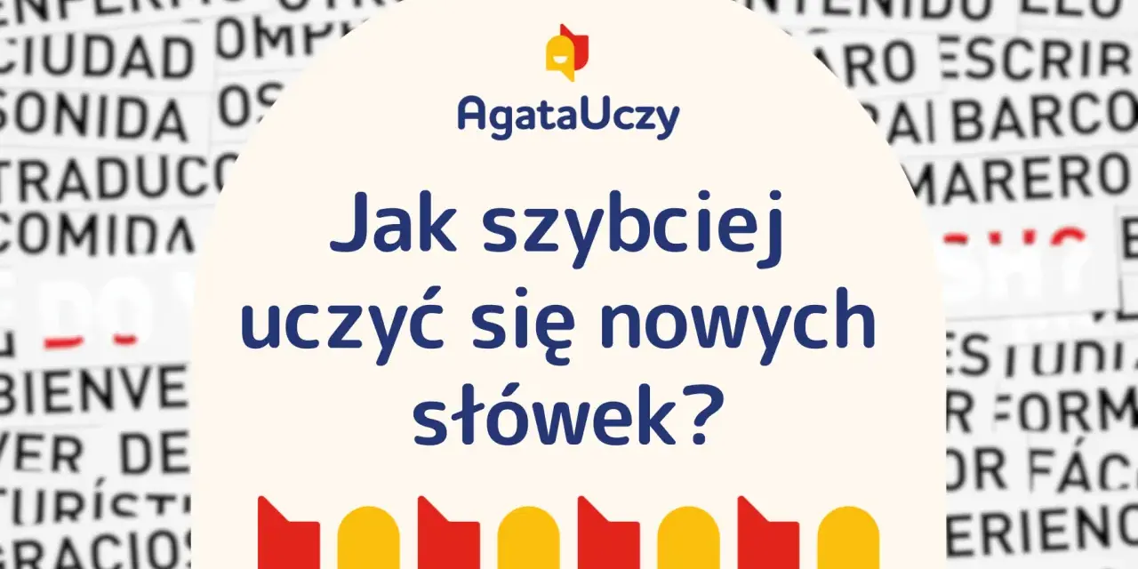 Jak szybko nauczyć się nowych słówek po hiszpańsku? Tło to tekst z hiszpańskimi słowami.