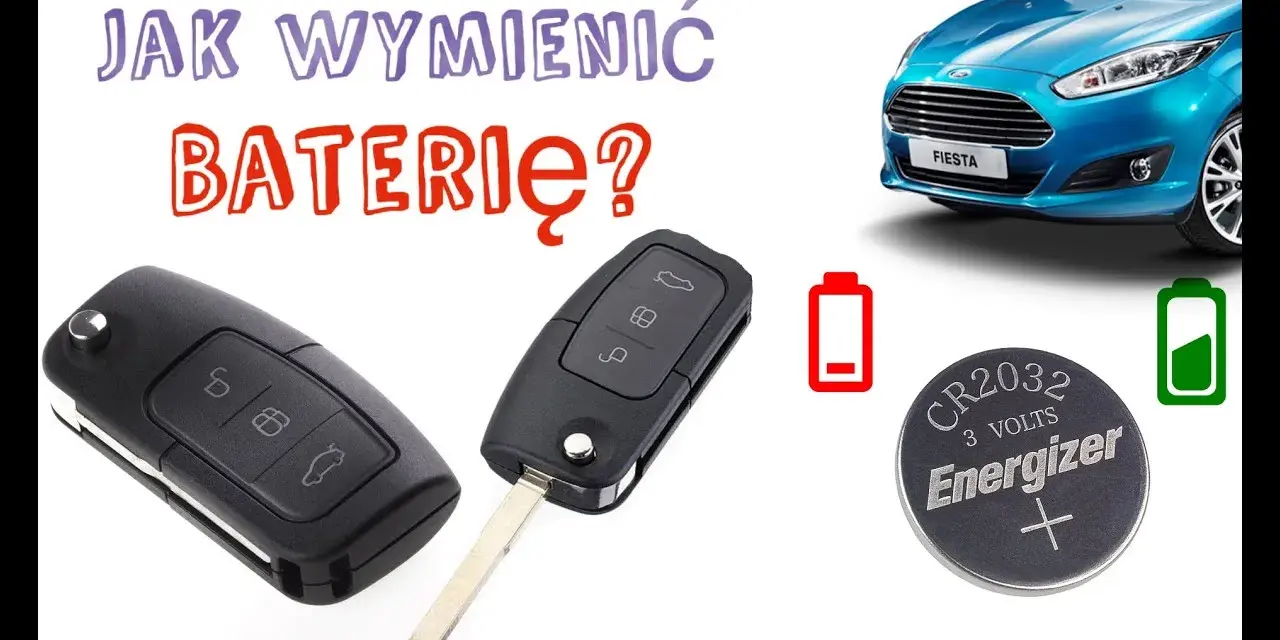 Prosta wymiana baterii w kluczyku Ford – uniknij problemów z pilotem