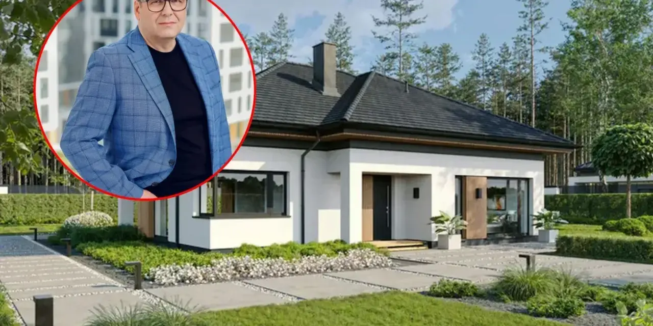 Ekspert omawia, ile kosztuje budowa domu 80 m. Nowoczesny, parterowy dom z ogrodem.