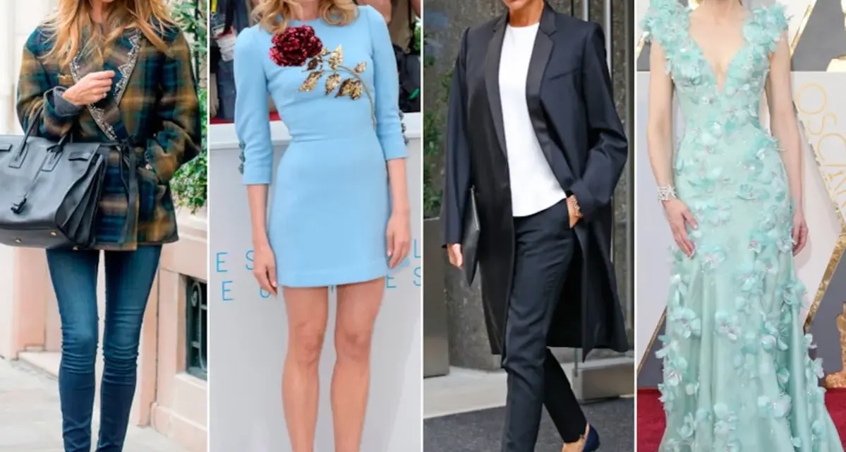 Cuatro mujeres muestran estilos que van desde el casual elegante hasta el de gala.