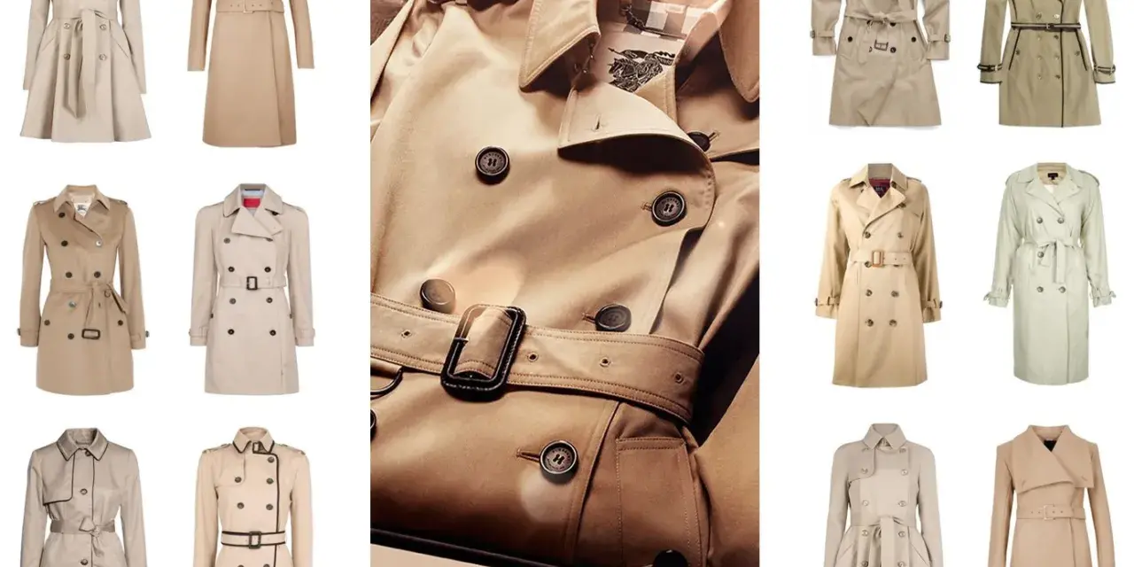 Collezione di trench classici e moderni, un capo iconico per ogni guardaroba.