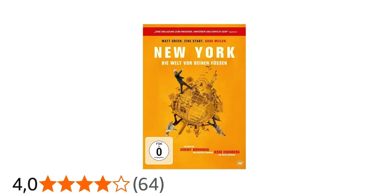 DVD-Cover "New York: Die Welt vor deinen Füßen". Perfekt für deinen auslandssemester new york Traum!