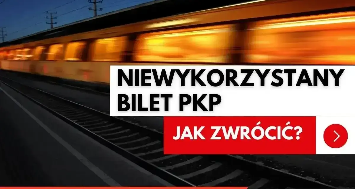 Pędzący pociąg PKP. Dowiedz się, jak dokonać zwrot biletu, gdy podróżnik nie skorzystał z przejazdu.