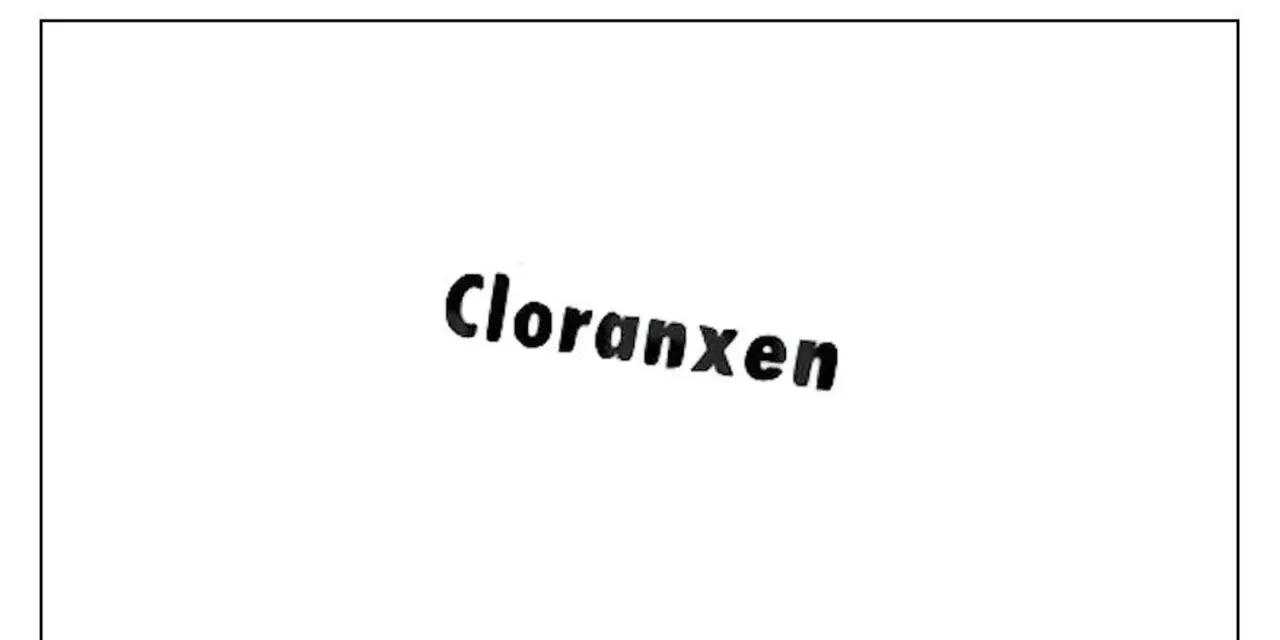 Napis "Cloranxen" na białym tle.