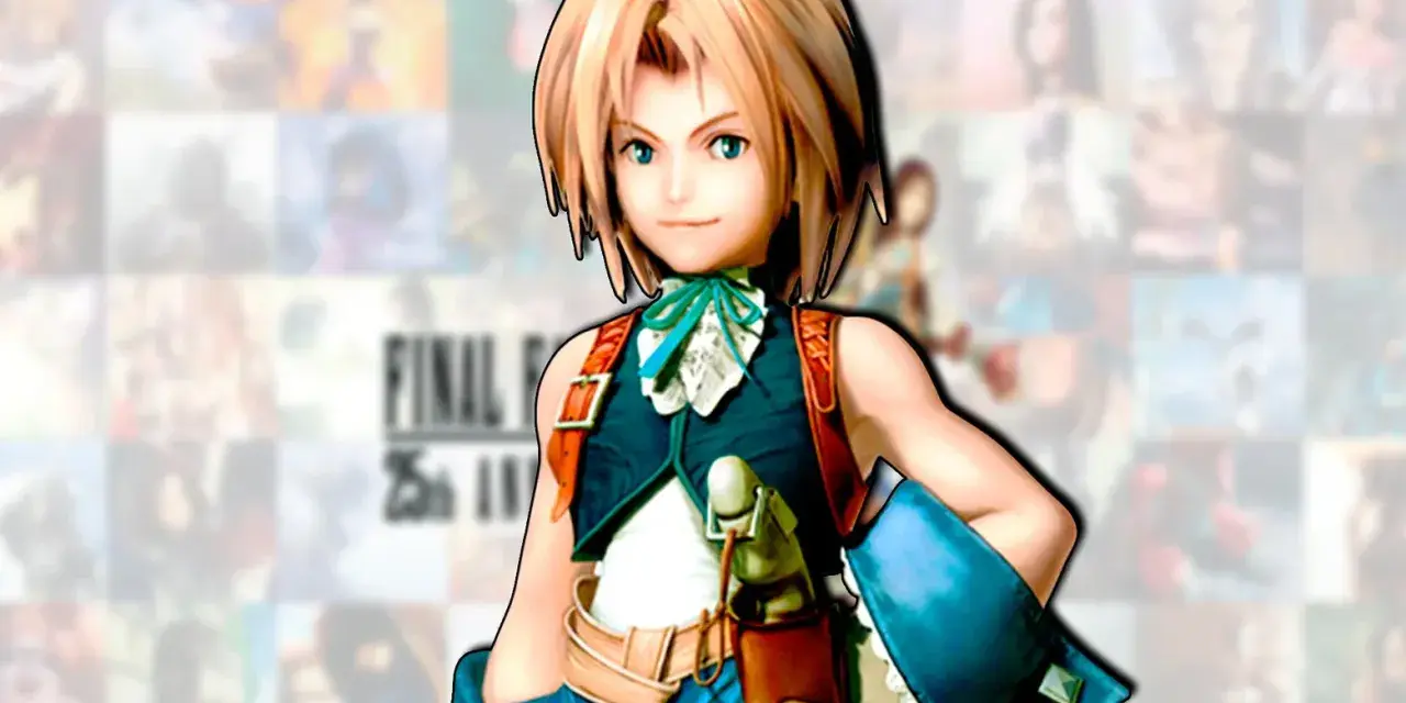 Zidane Tribal, protagonista de Final Fantasy IX, luce su atuendo característico. ¡Imagina un **final fantasy ix remake** con gráficos así!