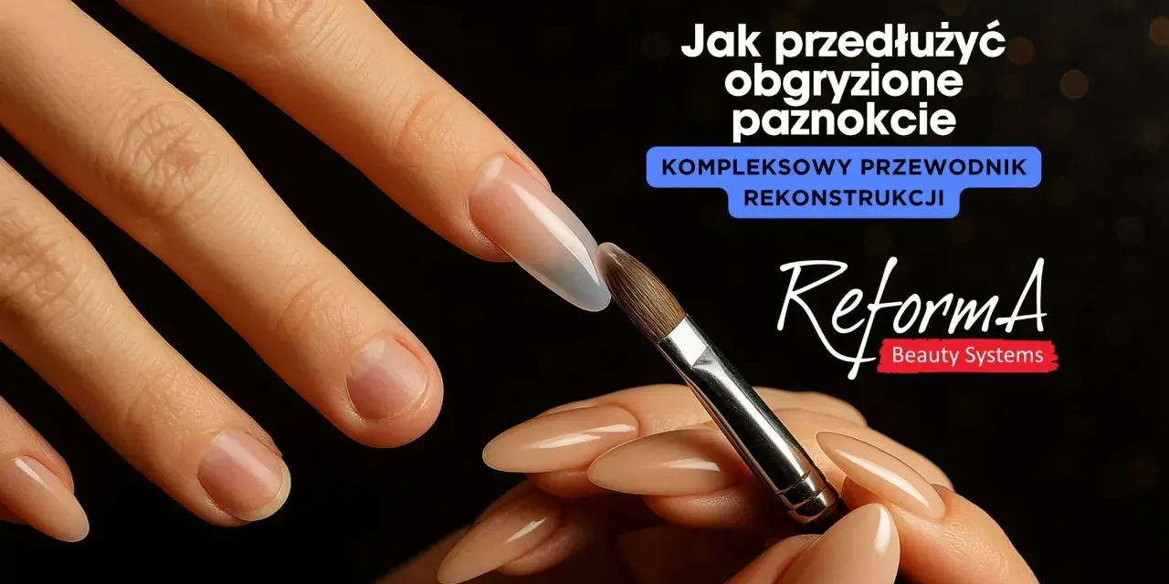 Jak przedłużyć paznokcie? Zobacz kompleksowy przewodnik rekonstrukcji paznokci. Dłonie z pięknymi, przedłużonymi paznokciami.