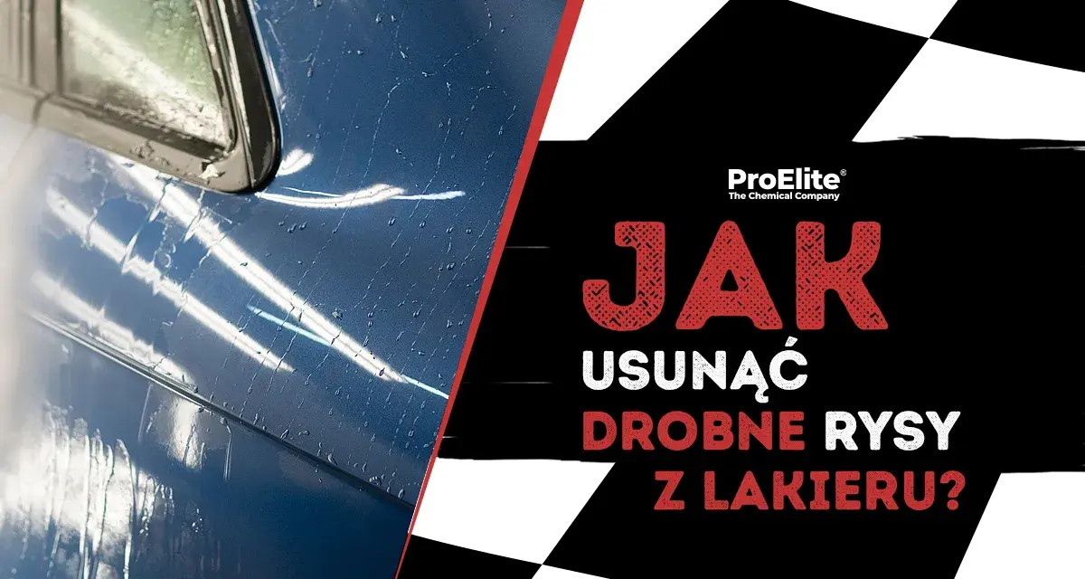 Jak usunąć drobne rysy z lakieru? Błyszczący, niebieski lakier samochodu z widocznymi śladami po wodzie i drobnymi zarysowaniami.