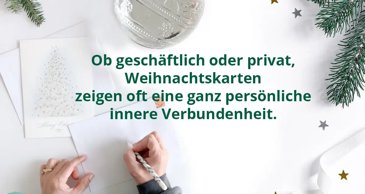 Geschäftliche Weihnachtskarten: Zitate, die Eindruck machen