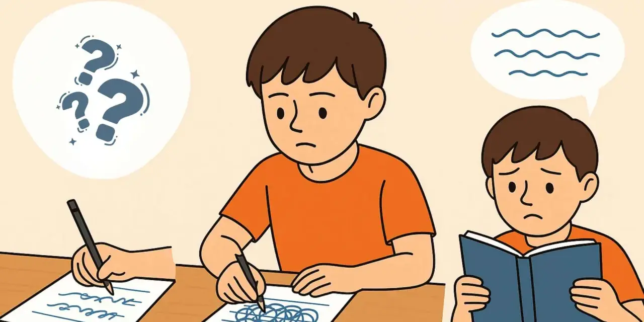 Dzieci zmagają się z dysleksją, dysgrafią i dysortografią. Jedno pisze niezrozumiałe znaki, drugie bazgrze, a trzecie z trudem czyta.