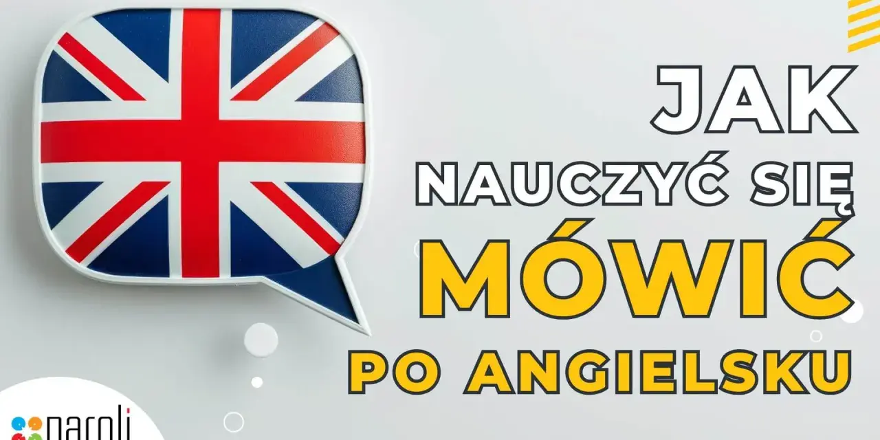Dymek z flagą Wielkiej Brytanii. Napis: "Jak nauczyć się mówić po angielsku". To może być Twoje nowe hobby!