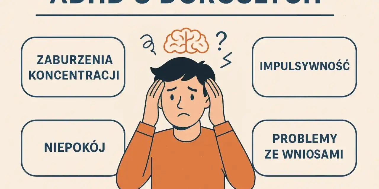ADHD u dorosłych: zaburzenia koncentracji, niepokój, impulsywność, problemy ze wnioskami. Czy ADHD to choroba psychiczna?