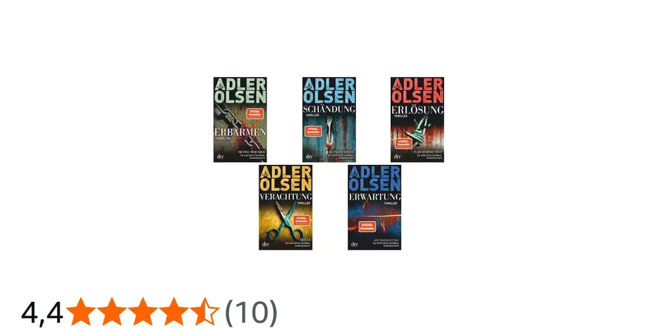 Jussi Adler-Olsen: Sonderdezernat Q Reihenfolge & alle Bücher