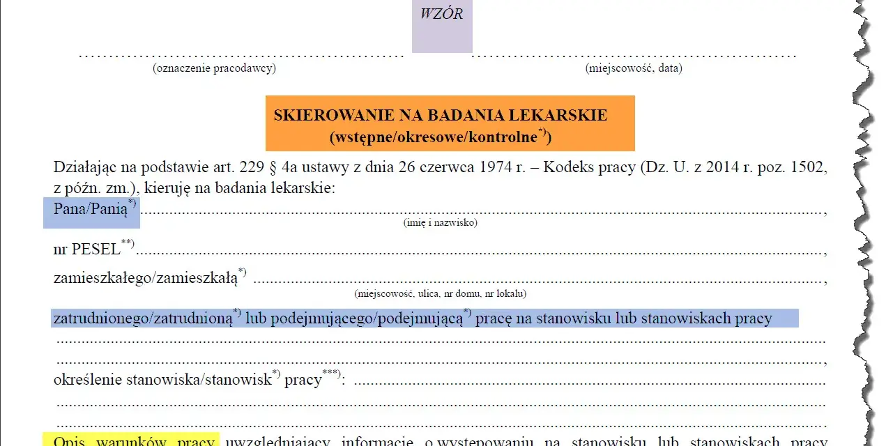 Badania medycyny pracy: Co ile? Zależy od stanowiska!