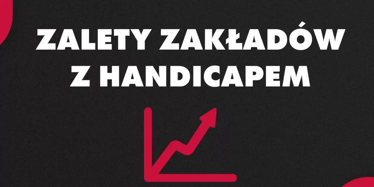 Zalety zakładów z handicapem inaczej: wzrost, zysk i strategia. Czerwona linia wykresu pnie się w górę.