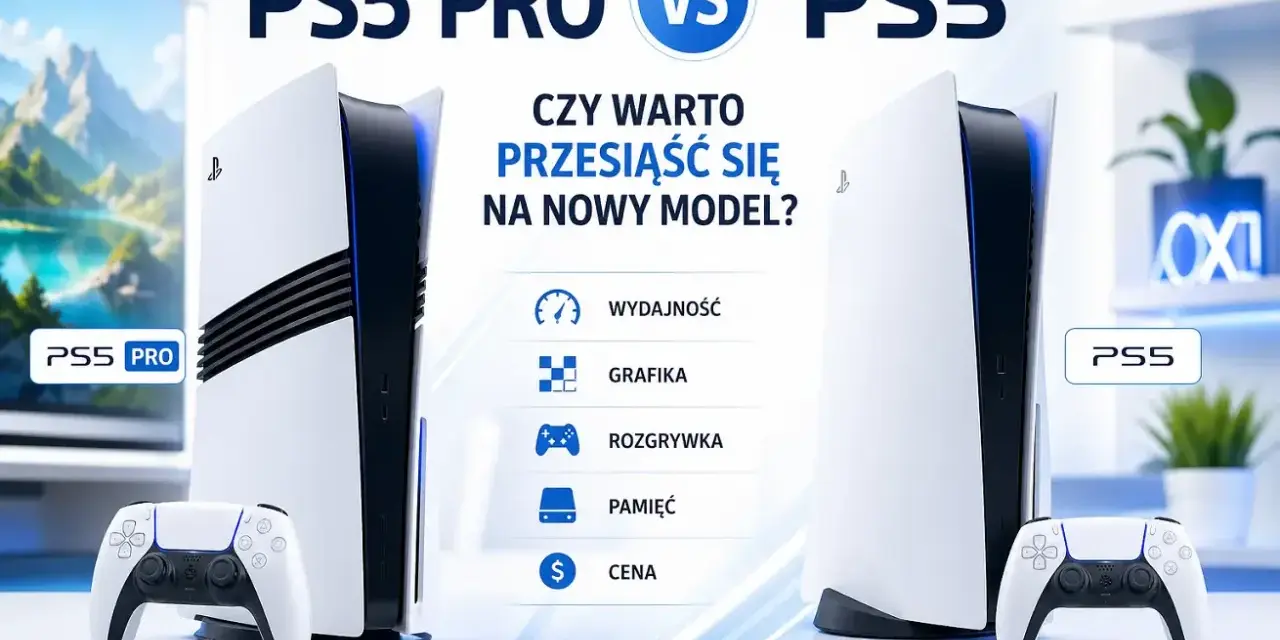 Porównanie PS5 Pro i PS5. Czy warto czekać na premierę PS5 Pro? Sprawdź wydajność, grafikę i cenę.