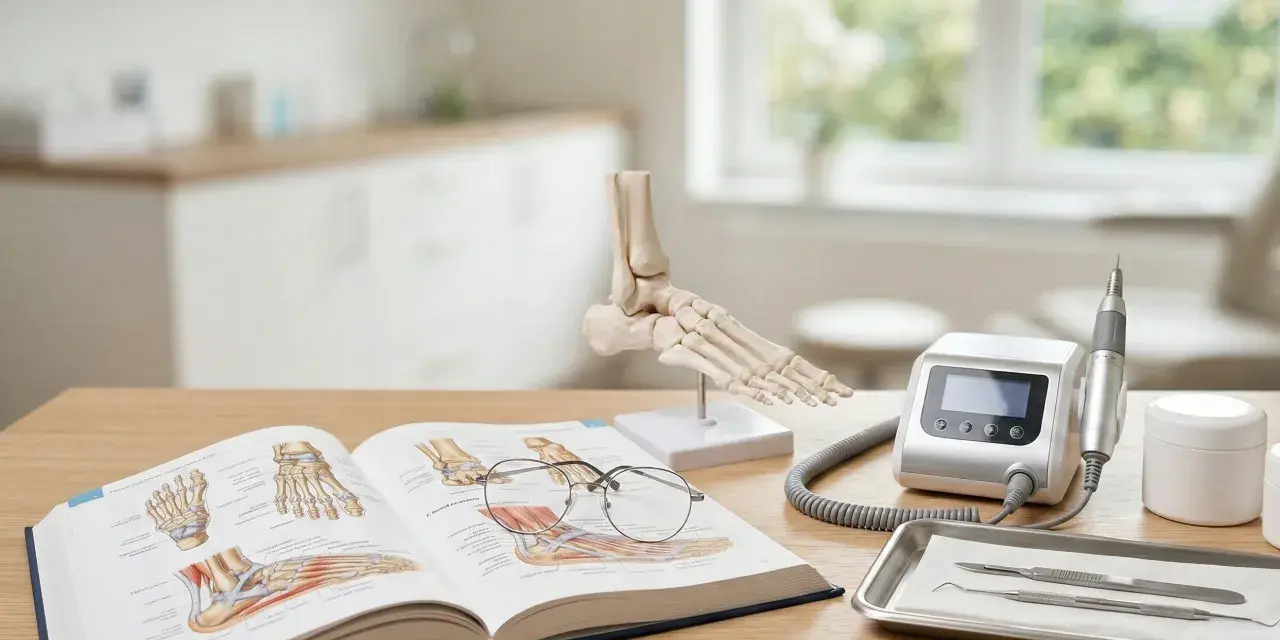 Anatomia stopy, okulary i frezarka – to wszystko przyda się, gdy chcesz wiedzieć, jak zostać podologiem.