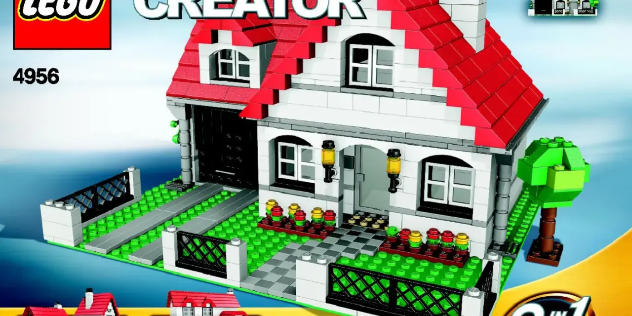 Jak zbudować dom z klocków LEGO - prosta instrukcja krok po kroku