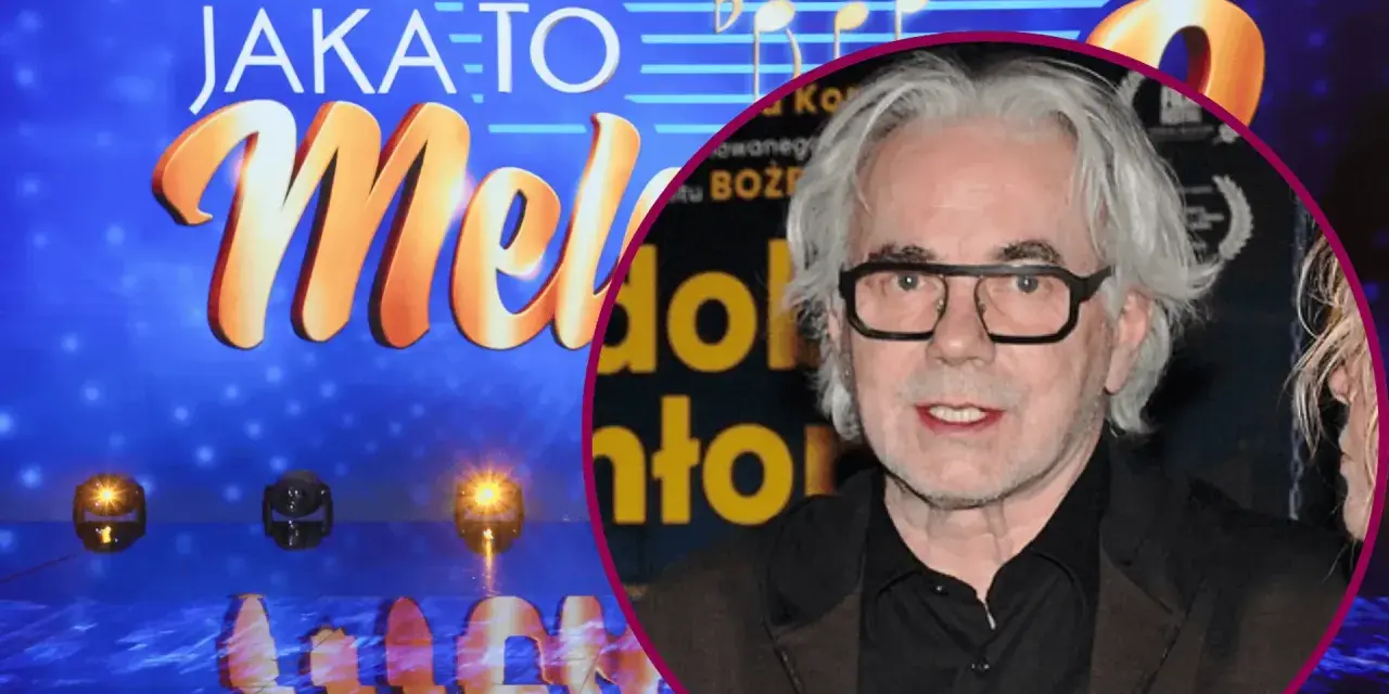 Robert Janowski w kadrze z programu "Jaka to melodia?".