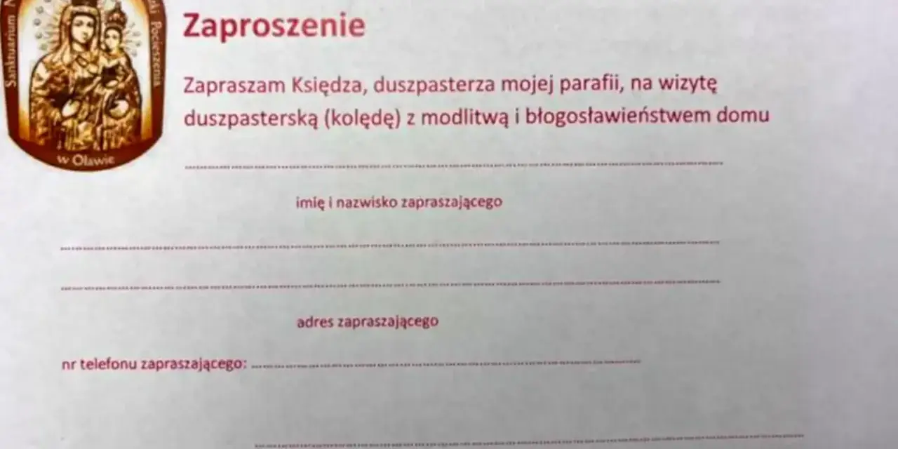 Jak zaprosić księdza na kolędę - proste sposoby i ważne informacje