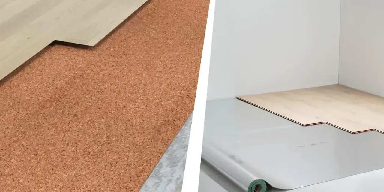 Dwa rodzaje podkładów pod panele laminowane: korek i folia. Wybór zależy od potrzeb.