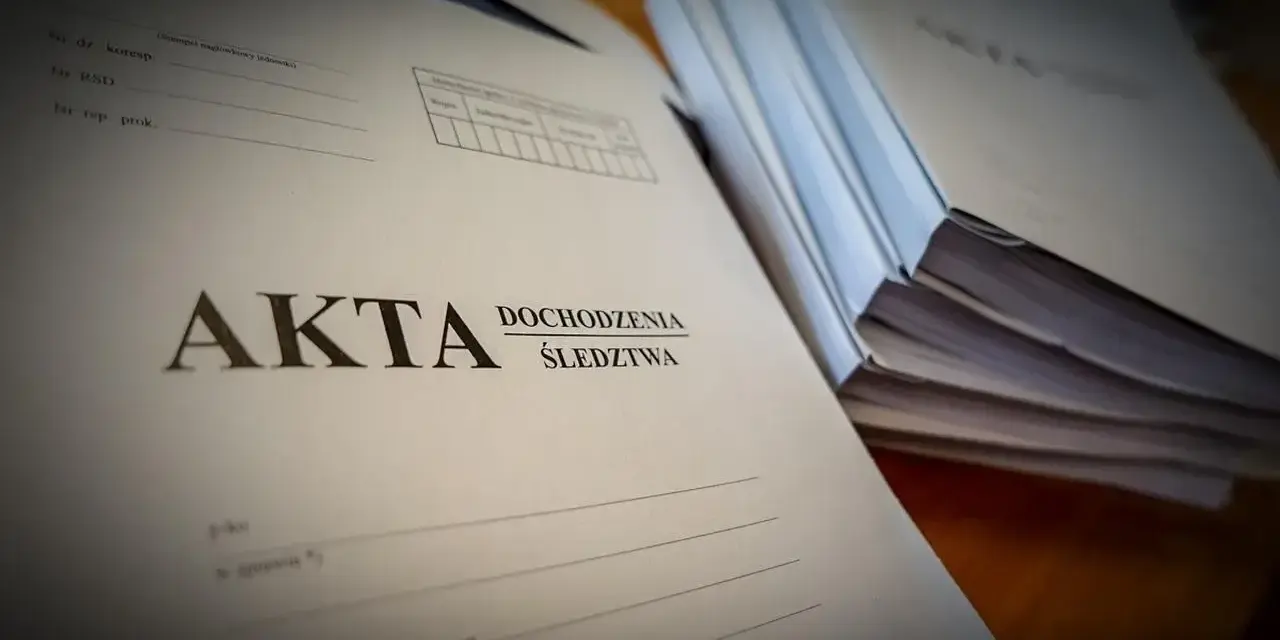 Akta dochodzenia śledztwa. Jak sprawdzić sygnaturę akt? Dokumenty Lubuskiej Policji.