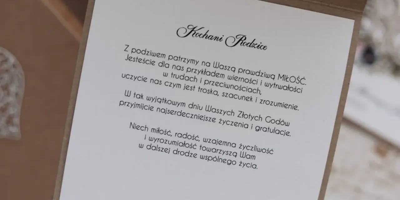 Złote Gody rodziców. Piękne życzenia na 25 rocznicę ślubu, pełne miłości, szacunku i gratulacji.