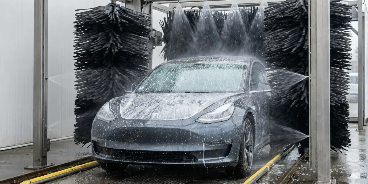 Myjnia automatyczna: Jak umyć auto bezpiecznie i bez rys? Poradnik
