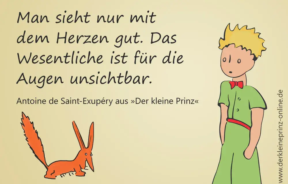 Der kleine Prinz: Zitate über Liebe & Verantwortung (Herzweisheiten)