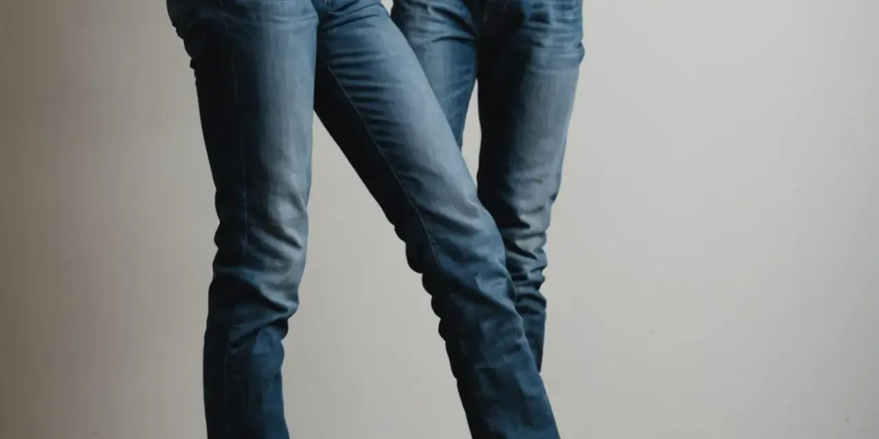 Dwie osoby w jeansach. Dowiedz się, jak rozciągnąć jeansy, by były idealnie dopasowane.