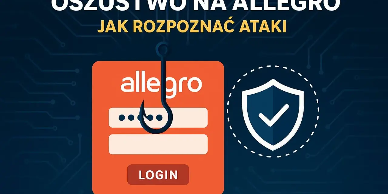Oszustwo na Allegro: haczyk na loginie udaje stronę logowania. Chroń się przed atakami!