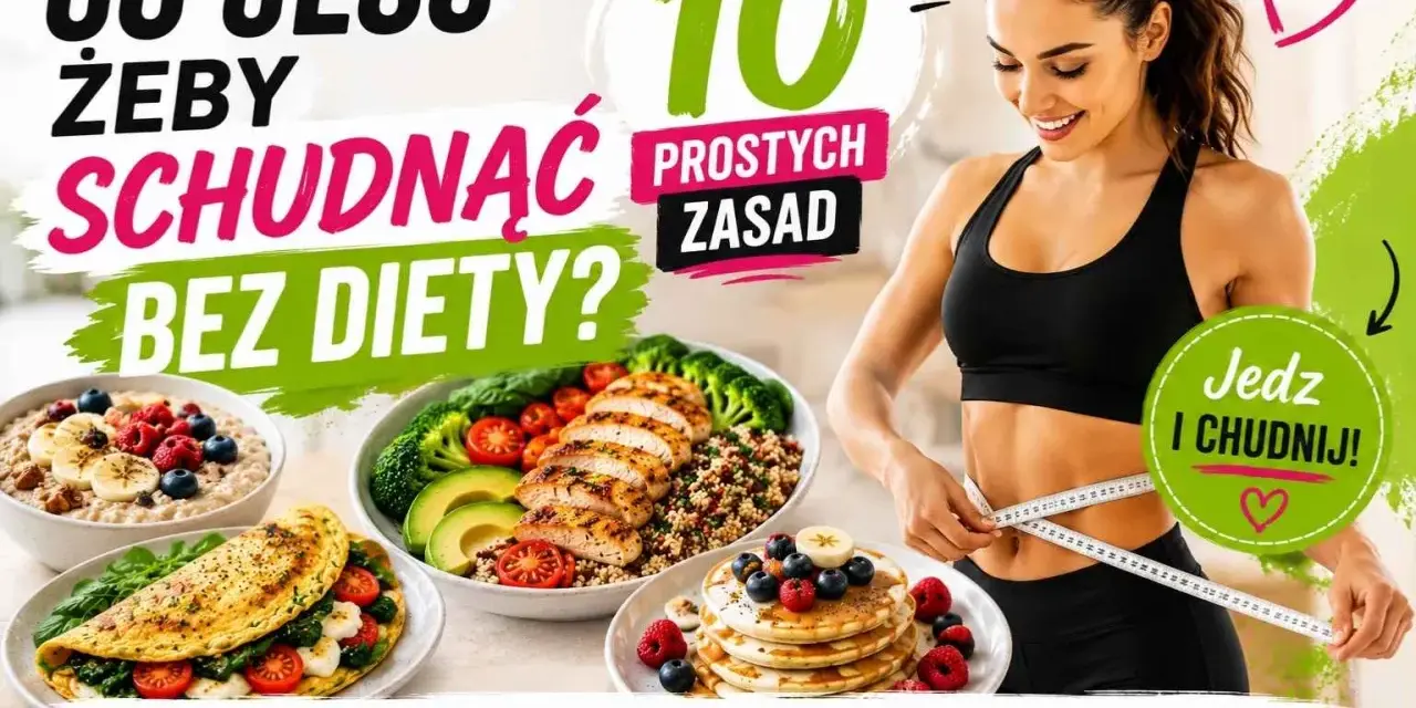 Co jeść, żeby schudnąć bez diety? 10 prostych zasad. Zdrowe posiłki: owsianka, omlet, kurczak z warzywami, naleśniki. Jedz i chudnij!