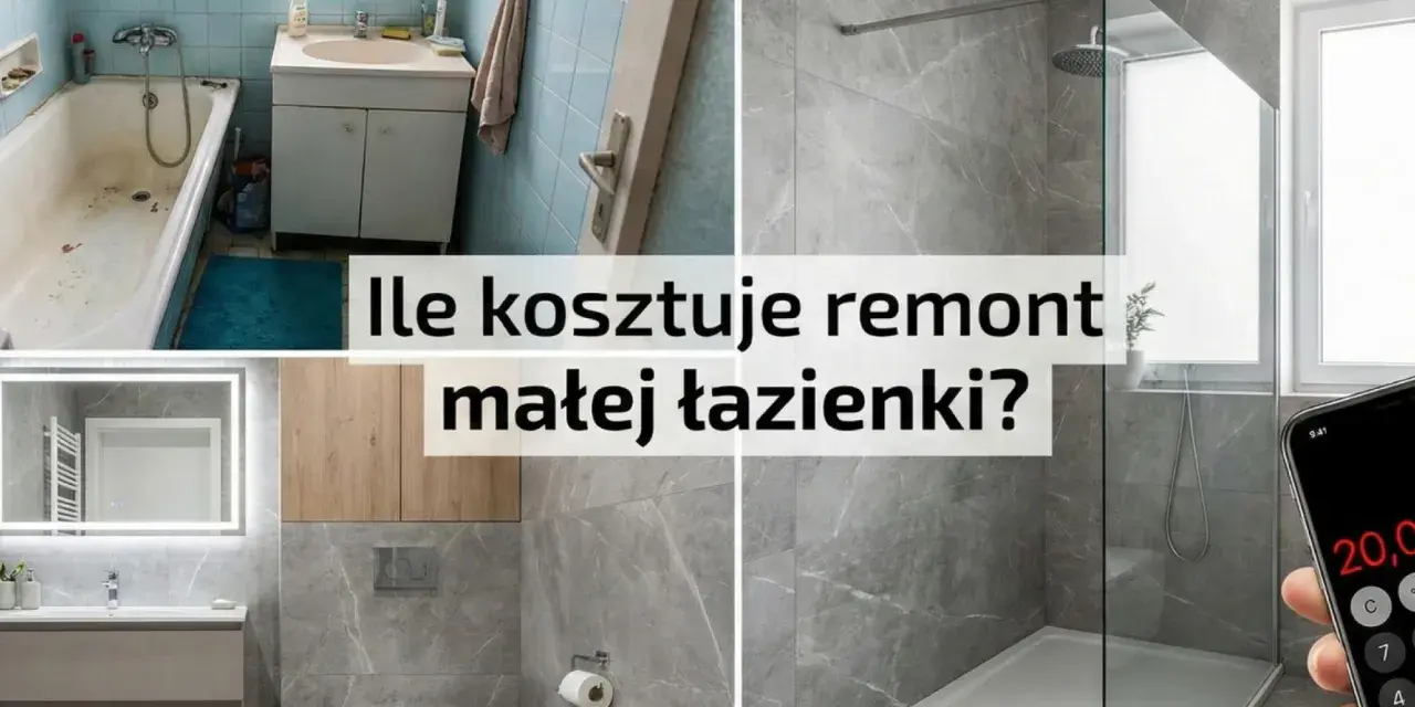 Przed i po remoncie małej łazienki. Zobacz, ile trwa remont małej łazienki i jak zmienić jej wygląd.