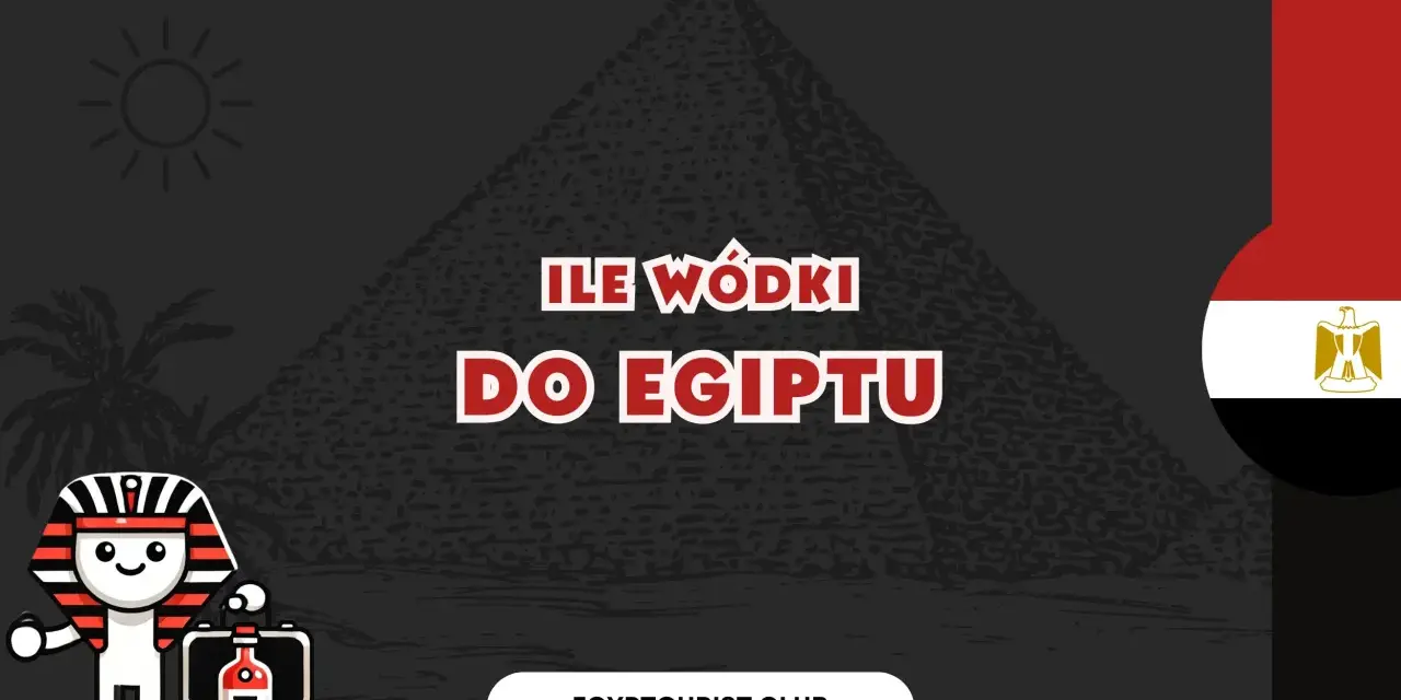 Ile alkoholu można wwieźć do Egiptu? Piramida, słońce, palma i uśmiechnięty faraon z walizką pełną alkoholu.